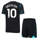 Günstige Fußballtrikots Manchester City Grealish 10 Kinder 3rd trikot 2023-24 Kurzarm
